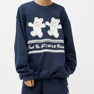 Just Be Fu**ing Kind Crewneck-Mayfair group M/L in Navy